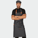 Work apron KANSAS - Black Denim color