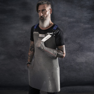 Cut resistant apron NR 2000 - Grey color 2