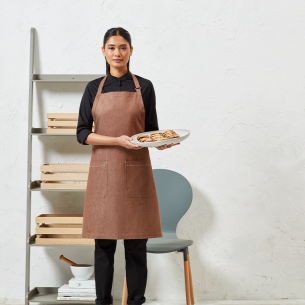 Work apron PR113 - Brown Denim color 2