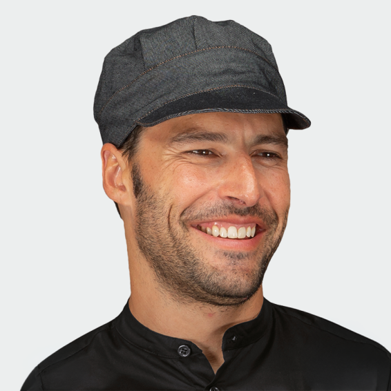 Chefs hat SAM - Black Denim color