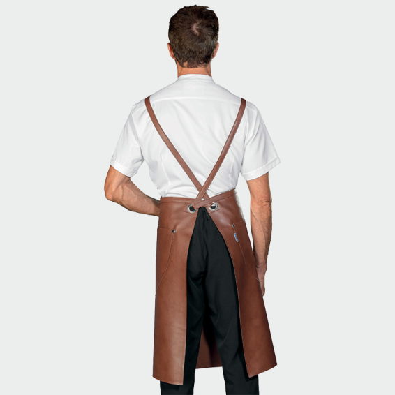 Work apron SHEFFIELD - Brown color