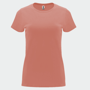 Women T-shirt CAPRI - Clay Orange color
