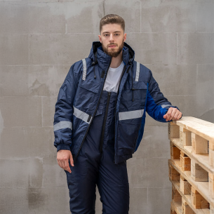 Winter work set ATOM - Navy color 2