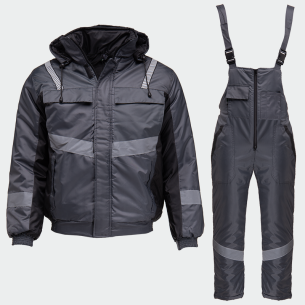 Winter work set ATOM - Light Grey color