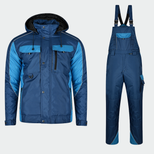 Winter work set BRAVER - Navy color