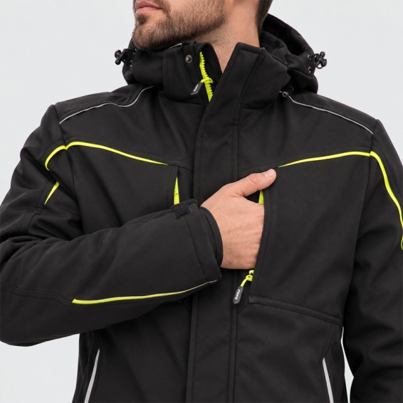 Winter work jacket CLIFF - Black color