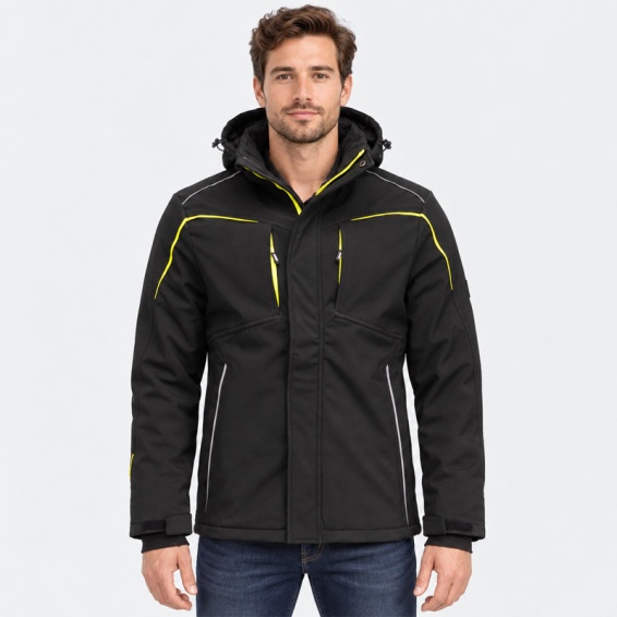 Winter work jacket CLIFF - Black color