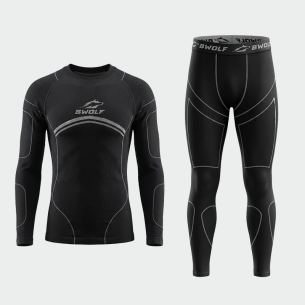 Термобельо CYCLONE PRO Set - Черен цвят