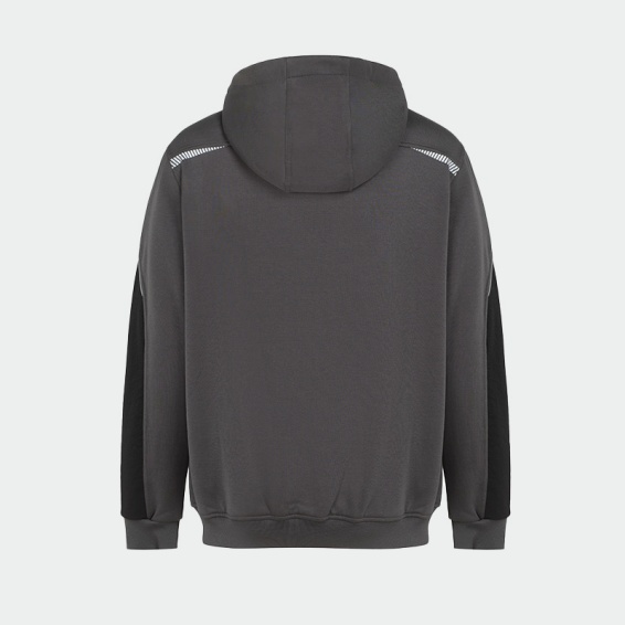 Sweatshirt with zipper DAYTONA Hoodie - Anthracite color