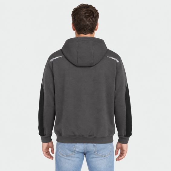 Sweatshirt with zipper DAYTONA Hoodie - Anthracite color