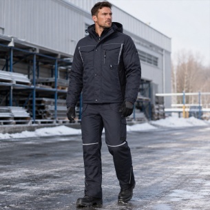 Зимен работен панталон DRIFT ICE Trousers - Тъмно сив цвят 2