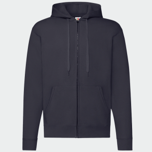 Sweatshirt with zipper FOL CLASSIC - Navy color