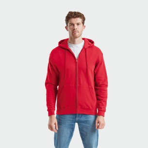 Sweatshirt with zipper FOL CLASSIC - Red color 2