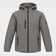 Зимно софтшел яке GRIN ICE Jacket - Тъмно сив цвят