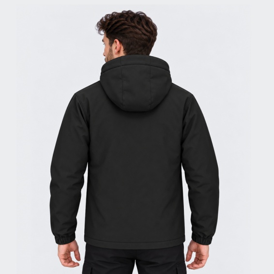 Winter softshell jacket GRIN ICE - Black color