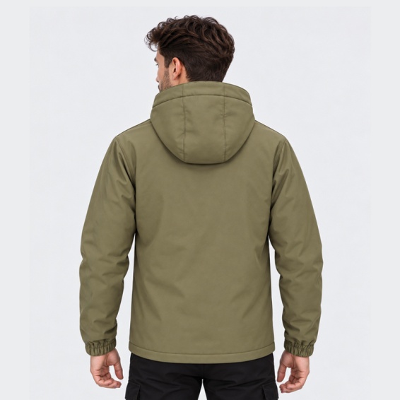Зимно софтшел яке GRIN ICE Jacket - Military Green цвят