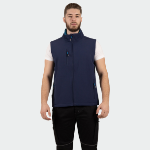 Softshell vest GRIN - Navy color 2
