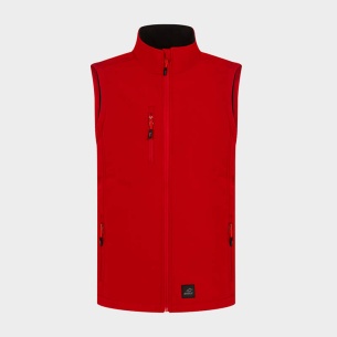 Softshell vest GRIN - Red color