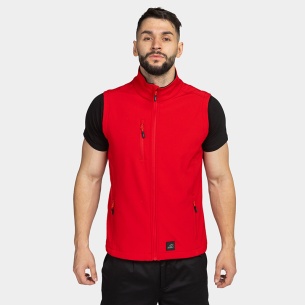 Softshell vest GRIN - Red color 2