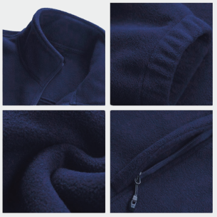 Fleece jacket HUNTER - Navy color 2