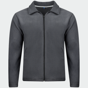 Fleece jacket HUNTER - Dark Grey color