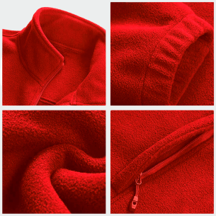 Fleece jacket HUNTER - Red color 2