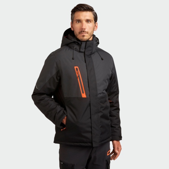 Winter work jacket HYBRID TACTIC - Black color