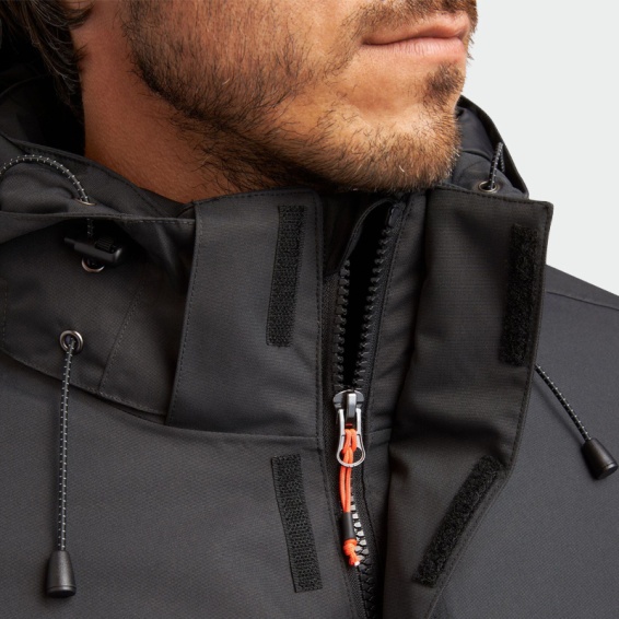 Winter work jacket HYBRID TACTIC - Black color