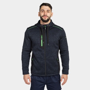 Sweatshirt with zipper NORD Hoodie - Heather Blue color 2