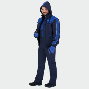 Зимно работно яке ZEUS Jacket - Тъмно син цвят 2