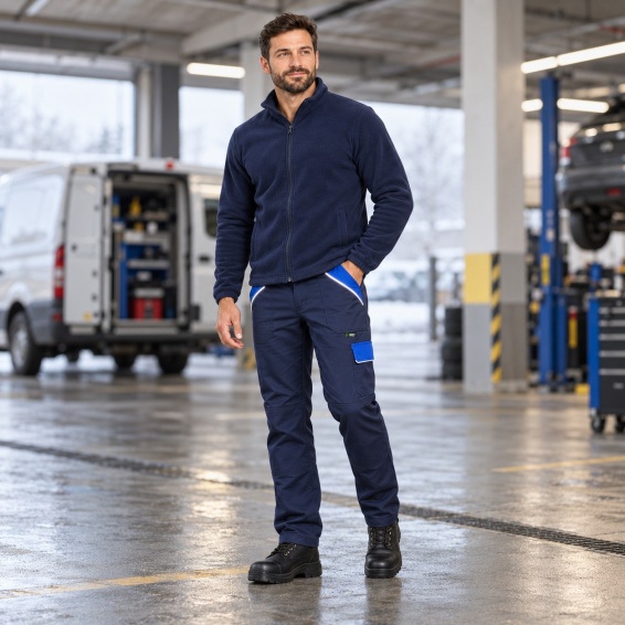 Winter work trousers ZEUS - Navy color