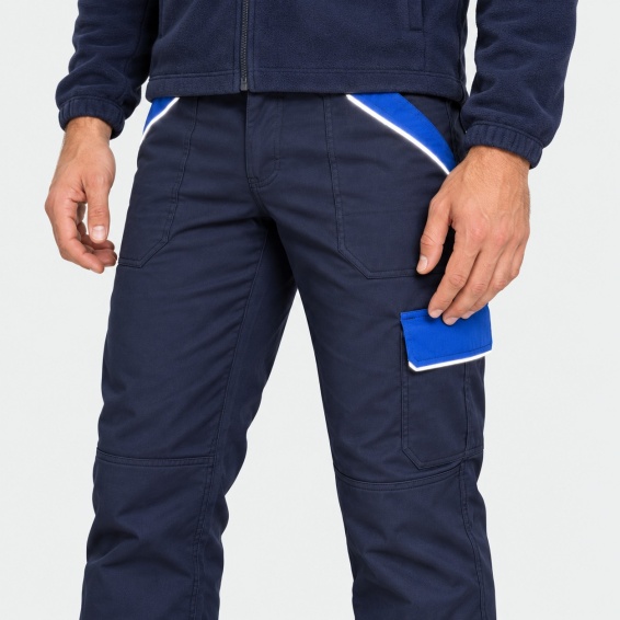 Winter work trousers ZEUS - Navy color