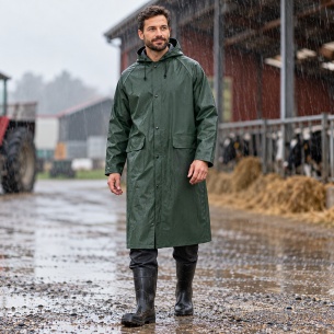 Raincoat AION - Dark Green color 2