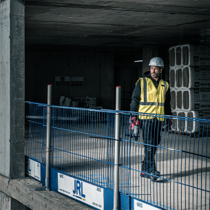 Светлоотразителен елек CONTRACTOR HV - Жълт цвят 2