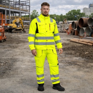 Hi Vis jacket DRIFT HV jacket - Yellow color 2