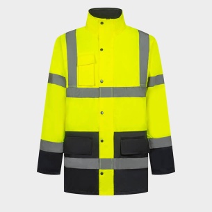 Hi Vis jacket HELIX - Yellow color