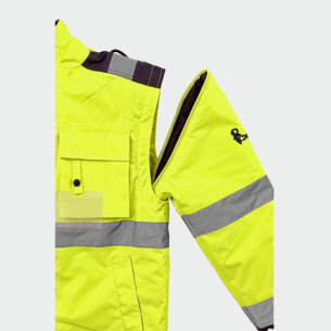 Hi Vis jacket LUTON - Yellow color 2