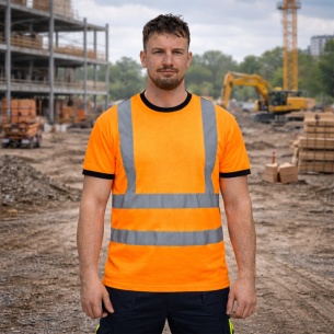 Hi Vis t-shirt STAR - Orange color 2