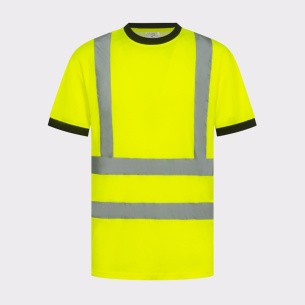 Hi Vis t-shirt STAR - Yellow color
