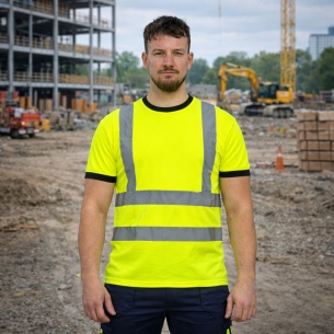 Hi Vis t-shirt STAR - Yellow color 2