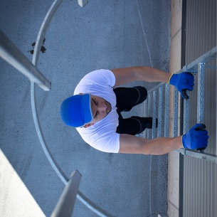 Bump cap TRIVOR - Royal Blue color 2