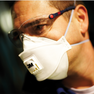 Disposable mask FFP2 with valve 9322+ P2V 2
