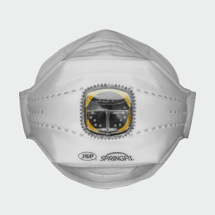 Disposable mask FFP2 Typhoon™ with valve SPRINGFIT™ FFP2 - White color