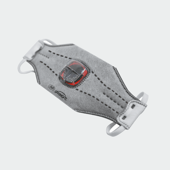 Disposable mask FFP3 Typhoon™ with valve SPRINGFIT™ FFP3 - White color