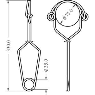 Carabiner Kratos KR FA5021175 2
