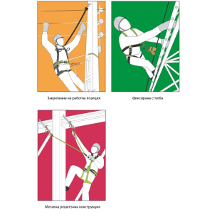 Safety harness KR FA1020500 - Green color 2