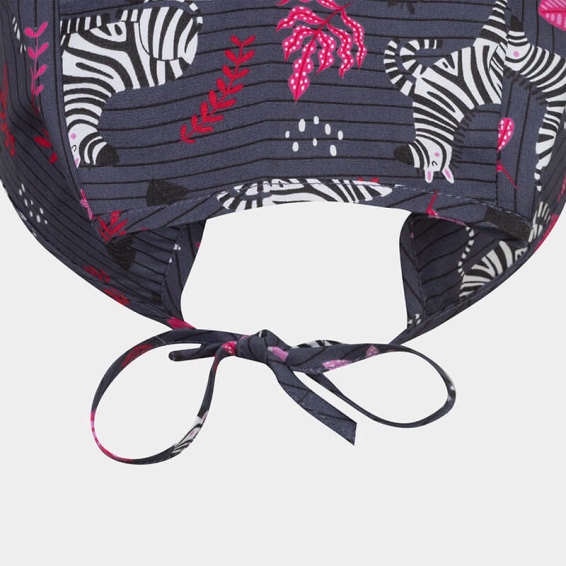 Scrub hat ADRIANA - print Zebra Strips