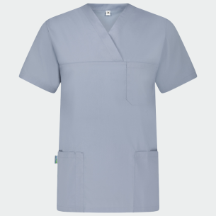 Scrub top ANGEL - Light Grey color