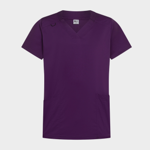 Scrub top ANGELICA - Eggplant color
