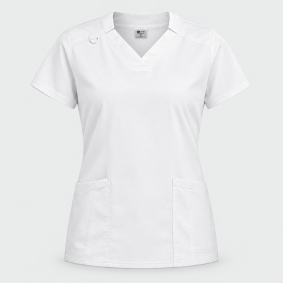 Scrub top ANGELICA - White color
